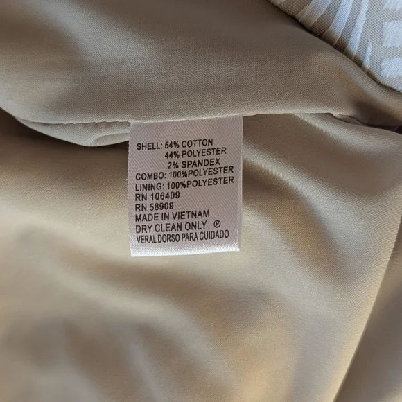 ANTONIO MELANI Cream Textured Midi Dress - Picture 5 of 6